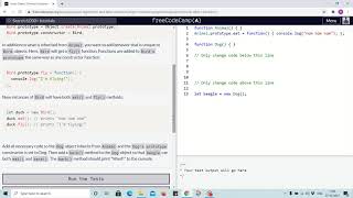 Tutorial 21 - Add methods after inheritance - freecodecamp
