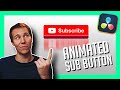 Easy Animated Subscribe Button in Fusion - DaVinci Resolve Motion GFX Tutorial