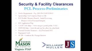 Security & Facilies Clearances Fundamentals