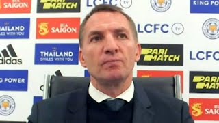 Brendan Rodgers - Manchester United v Leicester - Pre-Match Press Conference