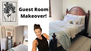 Guest Room Makeover | Boho Farmhouse Decor 2022 | AF Cultures Metal Sign