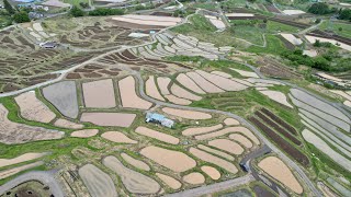 2023年5月 姨捨の棚田【空撮・4K】