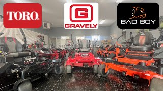 Top 3 Residential Zero Turns 2024? | Deep Dive on Gravely vs Toro vs Bad Boy