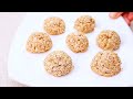 Oatmeal and Coconut, delicious and healthy sugar-free vegan cookies made with just 2 ingredients