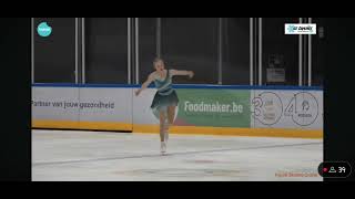 Roos Harkema 10-11-2024 Foodmaker Ice Diamond Trophy Antwerpen 2024 Free Program