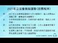 2021年立法會換屆選舉 投票程序