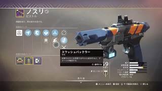 Destiny2 暁旦のシーズン　恒例武器　ノスリ　試し打ち