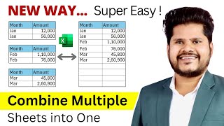 🔥 Quickly Combine Data from Multiple Sheets into One (new way)