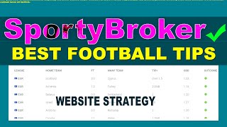 Wooow ! Unbelievable Football Prediction Website Ever | never Lost Again - Website Strategy