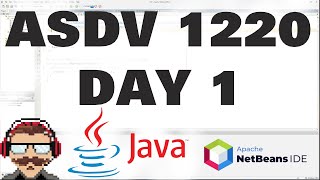 Installing Java 22 & Netbeans 22: ASDV 1220 Day 1