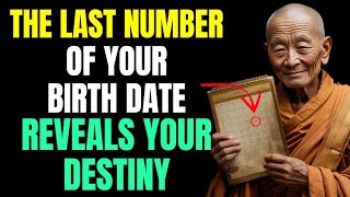 The Last Number of Your Birth Date Reveals Your Destiny | You Will Be Speechless | Buddhist Wisdom