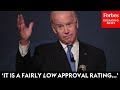 This Is Where Biden's Approval Rating Sat As He Said He Plans On Running For Re-Election