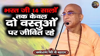 भरत जी 14 सालों तक केवल दो वस्तुओं पर जीवित रहे | AVDESHANAND GIRI JI MAHARAJ | Ramcharitmanas