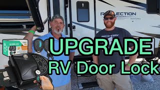 Give yourself EXTRA PROTECTION and upgrade your RV door lock!