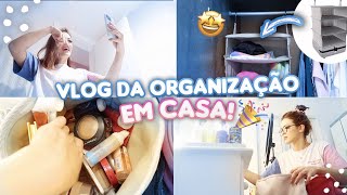 NOITE ORGANIZANDO TUDO EM CASA | VLOG