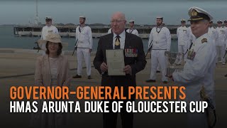 HMAS Arunta honoured by Governor-General