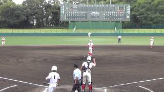 2017/9/18　智辯学園vs大和広陵　１回裏　大和広陵