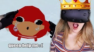 HE NEEDS MY HELP (VR CHAT) i am the queen :D