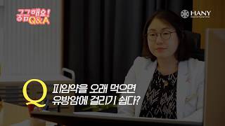 [하니유외과 QnA영상] 피임약을 오래 먹으면 유방암에 걸리기 쉽다?