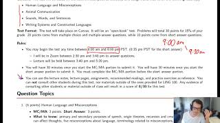 SFU LING 100 - Test 1 Guide