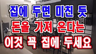 이것은 꼭 집에 두세요. 세상 어느 부잣집에나 항상 무조건 있는 것입니다.