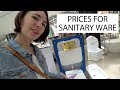 Prices for Sanitare ware, tiles, mosaic in China, Foshan.
