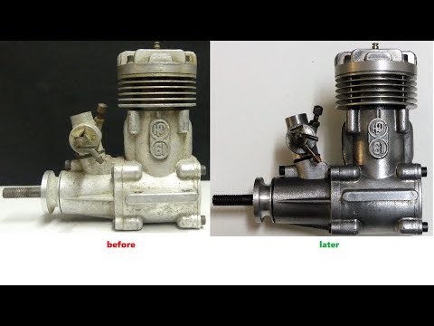 How to restore an old RC Nitro Engine for the glass showcase How to restore an old RC Nitro Engine for the glass showcase