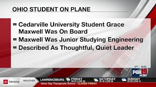 Ohio college student was on board flight that collided with helicopter