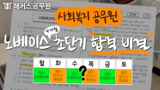 사회복지직 공무원 4개월 만에 합격한 공부 꿀팁! ★고득점 필요 없음★