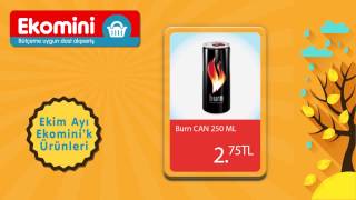 Ekomini | Ekim Ayı Ekomini'k Ürünleri - Burn CAN 250 ml.