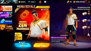 SAIU! NOVO OURO ROYALE 2025, SKIN EVOLUTIVA, VOLTA DE INCUBADORA, NOVOS EVENTOS, NOVIDADES FREE FIRE