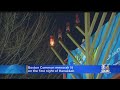 Boston Common Menorah Lit On First Night Of Hanukkah