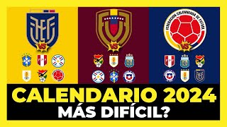 Análisis Calendario 2024 Eliminatorias Sudamericanas Mundial 2026⚽🏆