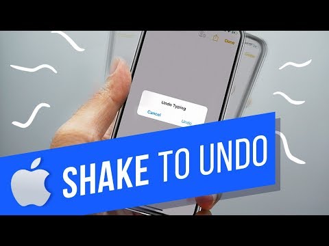 How to Use Shake to Undo/Redo on iPhone