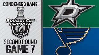 05/07/19 Second Round, Gm7: Stars @ Blues