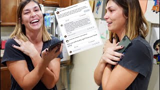 MY DMs MADE HER CRY!!