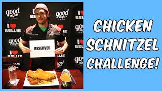 Giant Fried Chicken Schnitzel Speed Challenge in New South Wales, Australia!