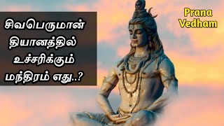 சிவபெருமான் தியானத்தில் உச்சரிக்கும் மந்திரம் எது..?| Power full mantra for meditation| Prana Vedham