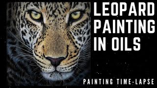 Painting a Leopard | OIL PAINTING TIME-LAPSE