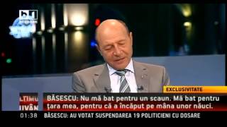 Traian Basescu: presedntia nu trebuie lasata pe mina unui puscariabil