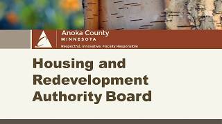 Anoka County Housing and Redevelopment Authority Board - April 28, 2026