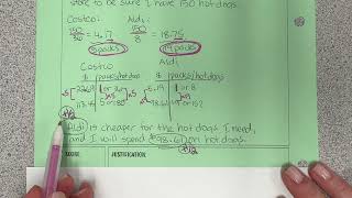 Scoring Unit 1 Performance Task