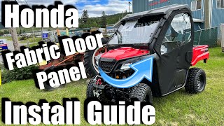 Honda Pioneer 520 Fabric Door Panel Install Step-By-Step Guide