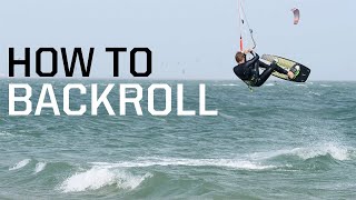 How to BACKROLL safely - Kitesurfing