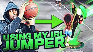 NBA 2K put my IN REAL LIFE jumpshot into the game and its the BEST JUMPSHOT EVER on NBA 2K20!