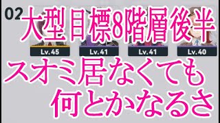 【ドルフロ2】大型目標挑戦 8階層 後半ボス倒せる編成 スオミ無し マキアート ネメシス クシーニャ チータ 【ドールズフロントライン2】