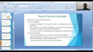 Dataflow Analysis (CD - Concept)