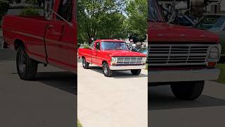 Ford F250 Classic Pickup Truck Drive By Engine Sound Easy Rodders Car Show 2024