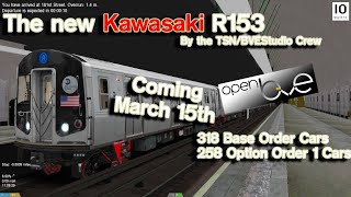 OpenBVE NYC Subway: New Kawasaki R153 Release Trailer