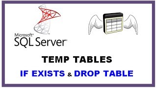 SQL Server Temp Tables - TSQL Command Line with IF EXISTS and DROP TABLE